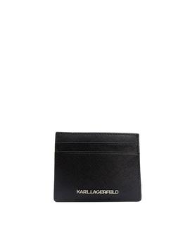 Monedero Karl Lagerfeld negro Ikonik Classic Card Hold