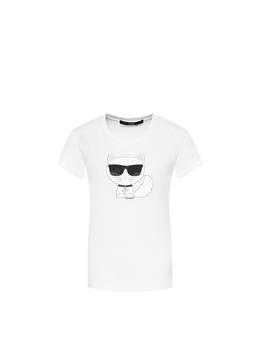 Camiseta Karl Lagerfeld blancal Ikonik Choupette Strass