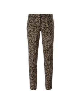 Pantalón Michael Kors camel Leopard Print Trousers