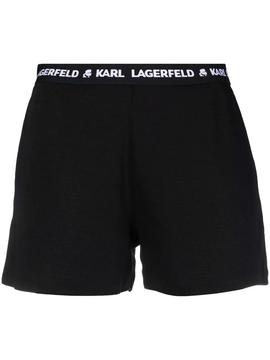 Short Pijama Negro Karl Lagerfeld