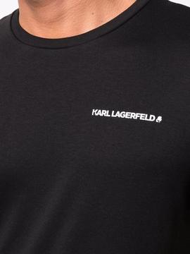 Camiseta Pijama Unisex Negro Karl Lagerfeld