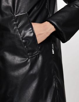 Chaquetón Reversible Negro Ecopiel