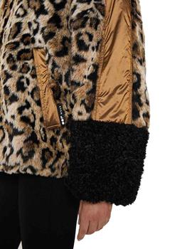 Abrigo OOF Wear leopardo Teddy Fur