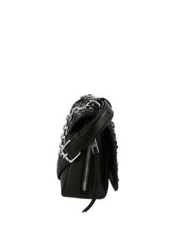 Bolso Karl Lagerfeld negro K/studio tweed pins