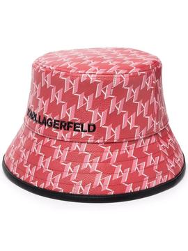 Gorro K/Monogram bucket hat rojo