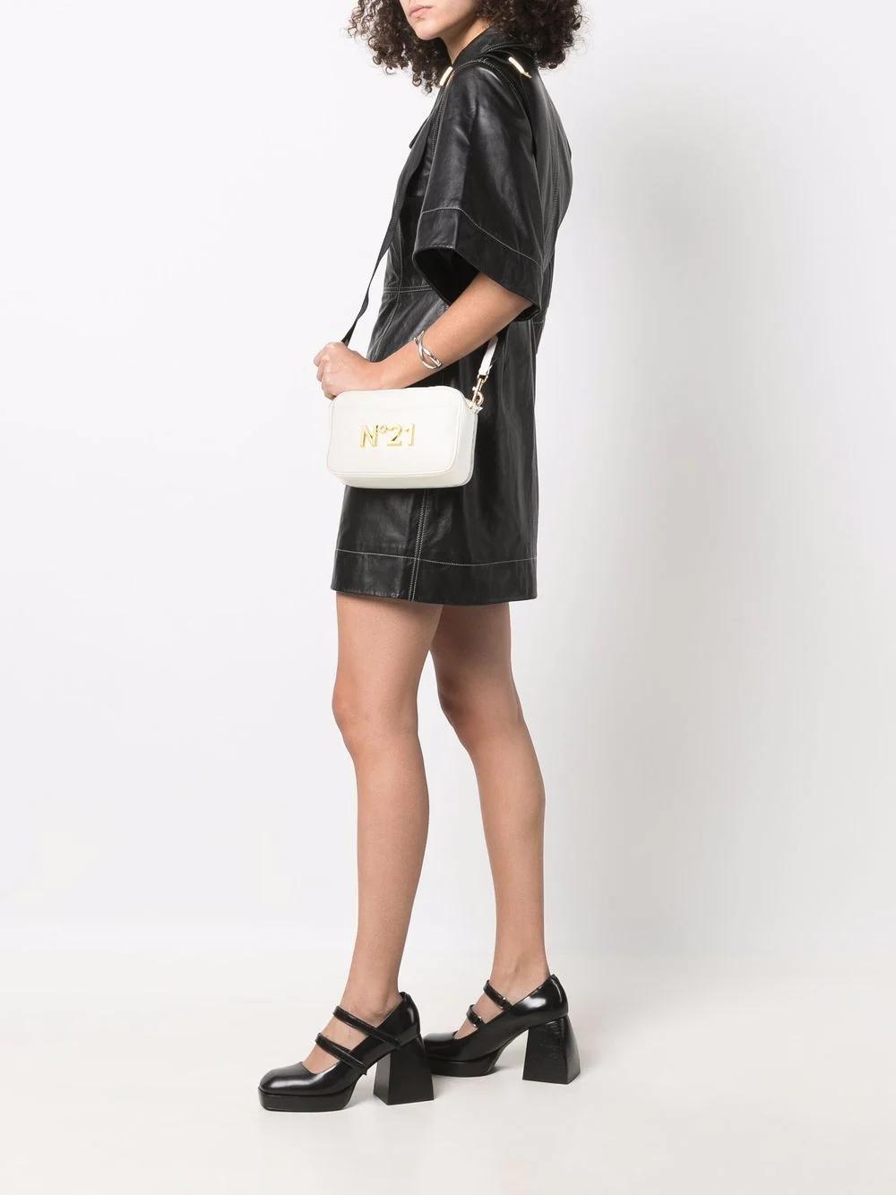 Bolso N21 blanco camera bag