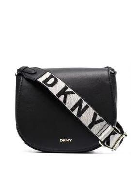 Bolso DKNY negro dorado Winonna Saddle Bag Amanda