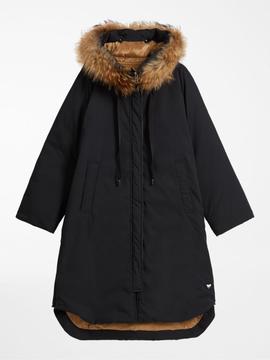 Plumífero MaxMara Weekend negro Petalo