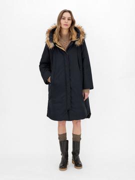 Plumífero MaxMara Weekend negro Petalo