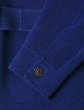 Abrigo Taranto lana azul indigo