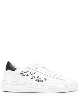 Sneakers MSGM black and optic white
