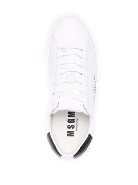 Sneakers MSGM black and optic white