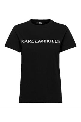 Camiseta Karl Lagerfeld negra Graffiti