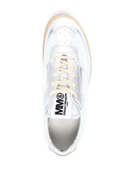 Sneakers MM6 blanco brillante 6 court