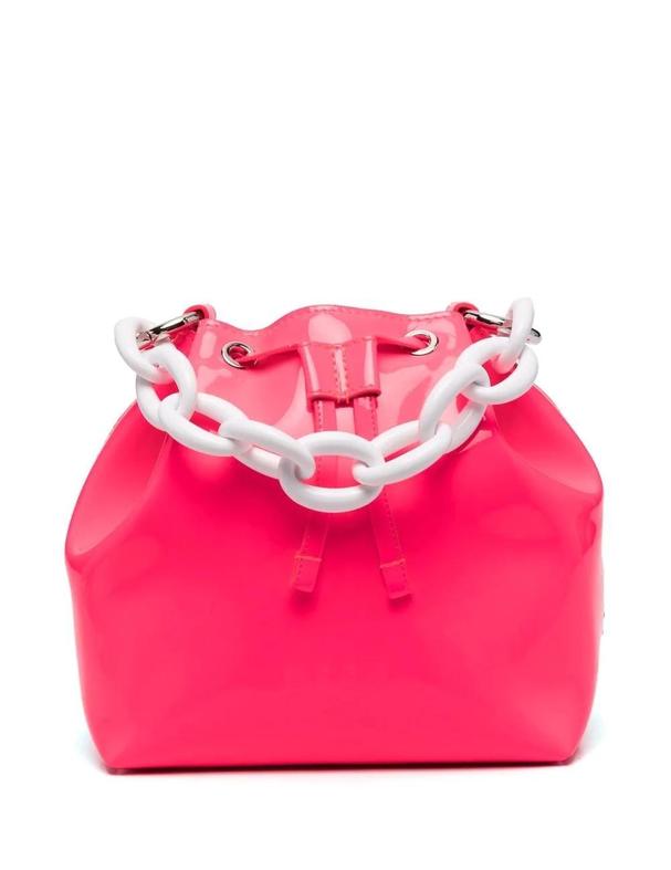 Mujer Bolsos de Bolsas y bolsos de viaje de Bolso de viaje con logo estampado de MSGM de color Rosa 