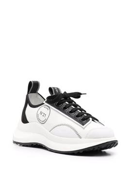 Sneaker N21 blanca+negra