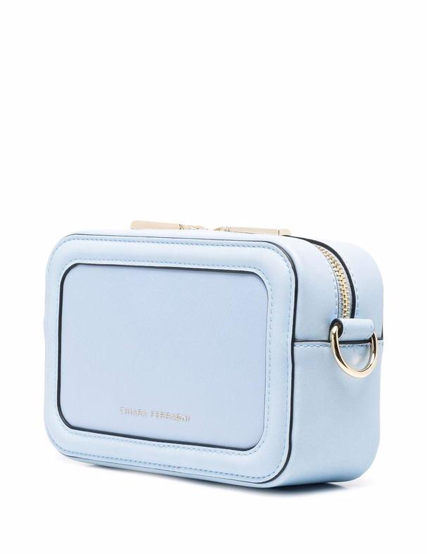 Chiara Ferragni Eyelike Metal Frame Large Tote Bag (Baby Blue)--Wing On  NETshop