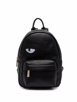 Mochila Chiara Ferragni negra EyeStar Logo