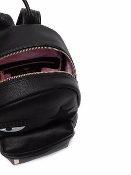 Mochila Chiara Ferragni negra EyeStar Logo