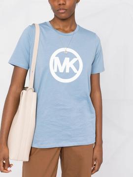 Camiseta Michael Kors azul Organic Circle Logo Tee