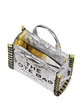 Bolso Marc Jacobs plata The Medium Tote costuras