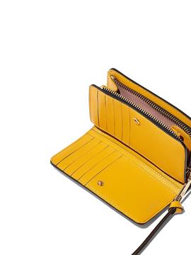 Cartera Marc Jacobs marrón Snapshot Compact Wallet
