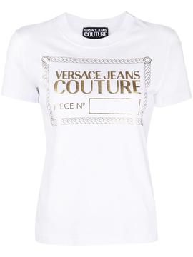 Camiseta Versace blanca logo