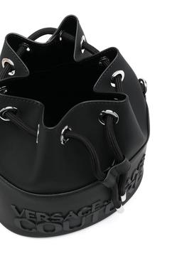 Bolso Versace negro Range H Logo bucket