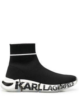 Sneakers Karl Lagerfeld ngr QUADRA Knit Boot Logo