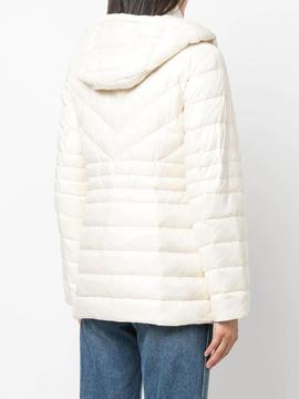 Plumífero Michael Kors beige Leather Binding Puffer