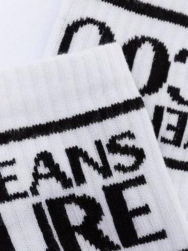 Calcetines Versace blancos Striped Logo