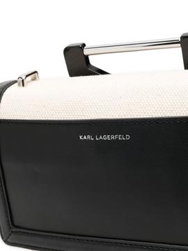 Bolso Karl Lagerfeld beige k/karl handle canvas