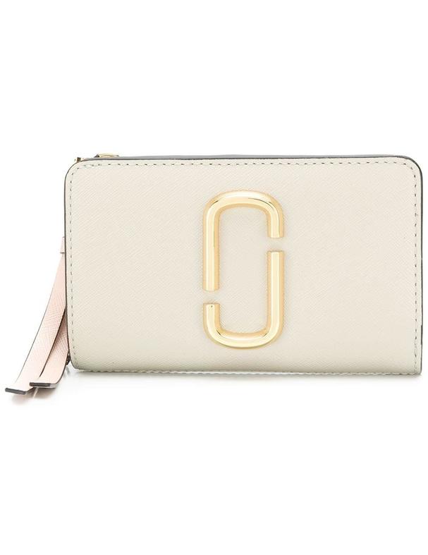 Cartera Marc Jacobs beige The Compact Wallet