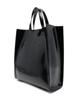 Bolso MSGM negro Vertical Large Tote