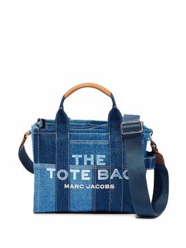 Bolso Marc Jacobs The Small Tote Blue Denim