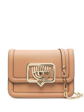 Bolso Chiara Ferragni camel Eyelike Buckle cross