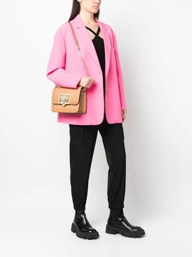 Bolso Chiara Ferragni camel Eyelike Buckle cross