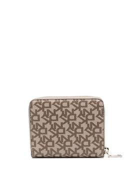 Cartera DKNY Bryant camel compact logo