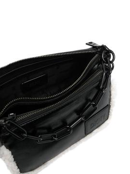 Bolso DKNY negro Lexi Crinkled bandolera