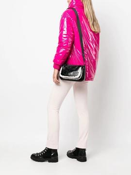 Bolso DKNY negro Lexi Crinkled bandolera
