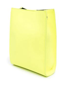 Bolso MSGM fluor yellow phone crossbody pouch