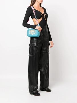 Bolso Chiara Ferragni azul Eyelike bucket cross