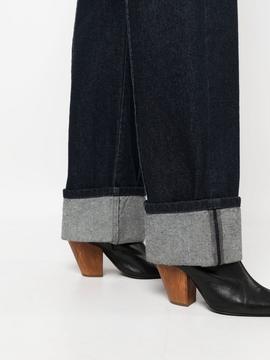 Jeans Karl Lagerfeld wide leg denim w pin tuck