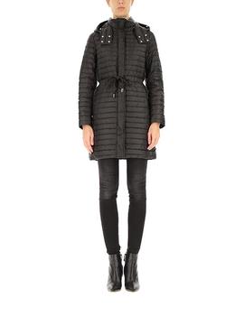 Abrigo plumífero Michael Kors negro largo