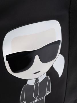 Bolso Karl Lagerfeld negro ikonik nylon tote
