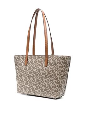 Bolso DKNY logo caramelo Bryant MD Tote