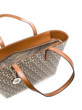 Bolso DKNY logo caramelo Bryant MD Tote