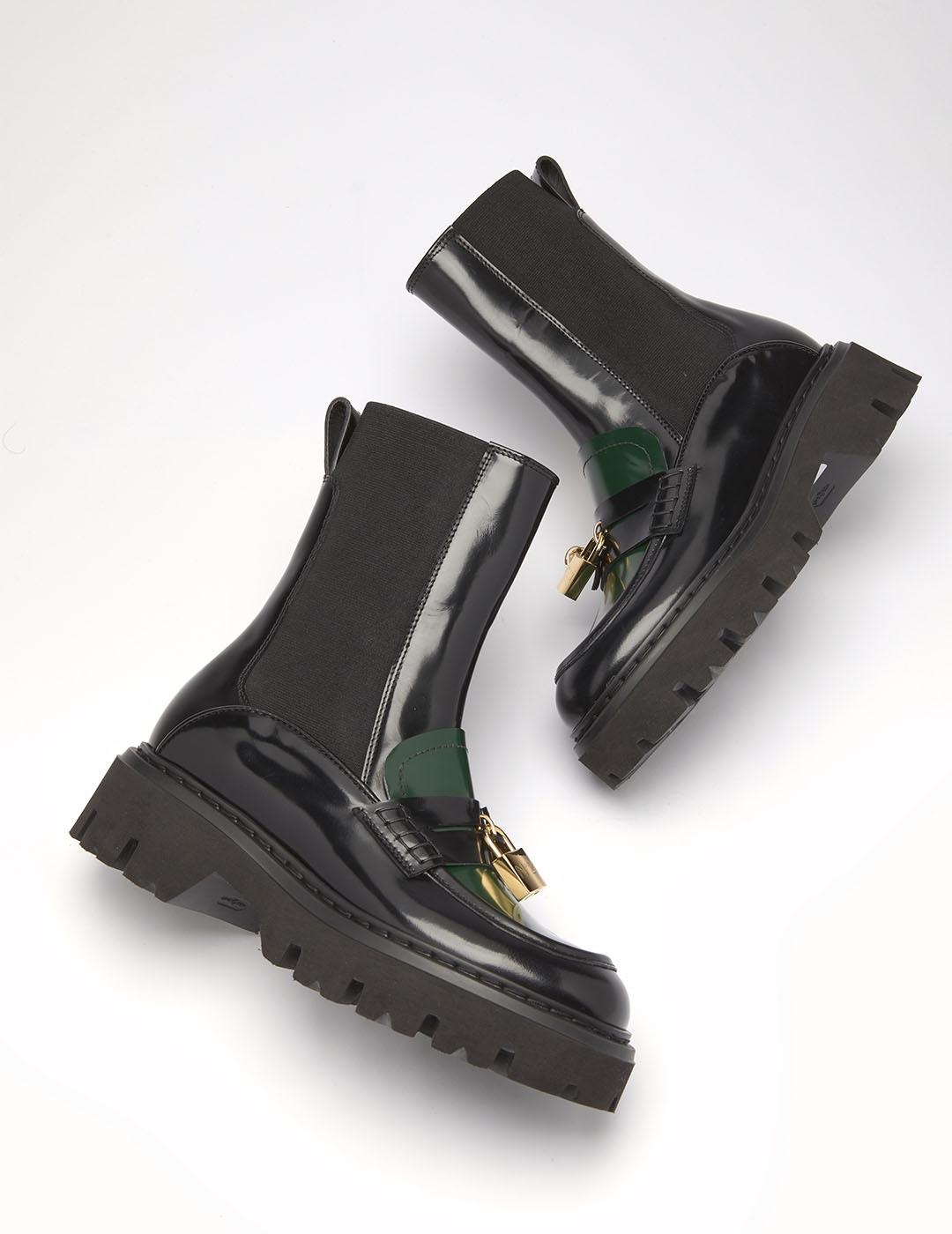 Botas N21 verdes Black Green Boots