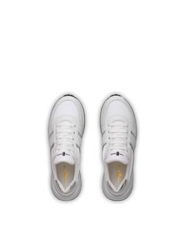 Sneaker Car shoe blancas Calzature Donna Calf and Nylon