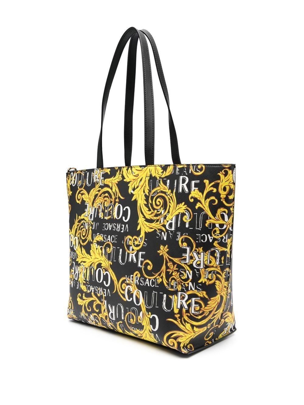 Bolso Versace Jeans Couture negro tote reversible